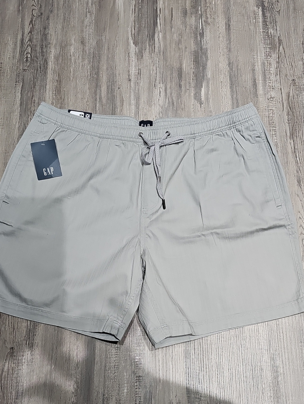 GAP Light Gray Elastic Waist Swim Shorts